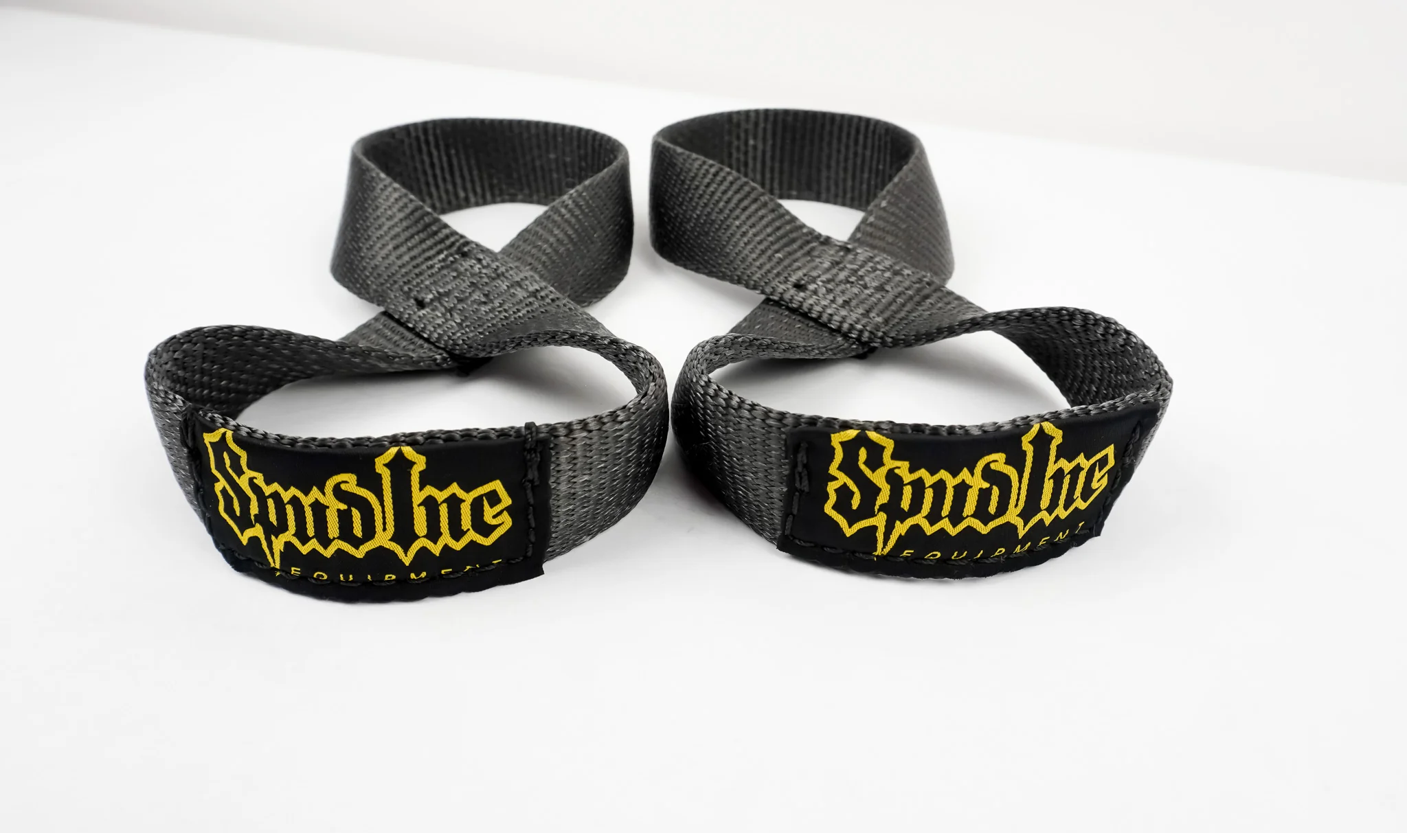 1.5” Black Figure 8 Deadlift Straps - Image 4